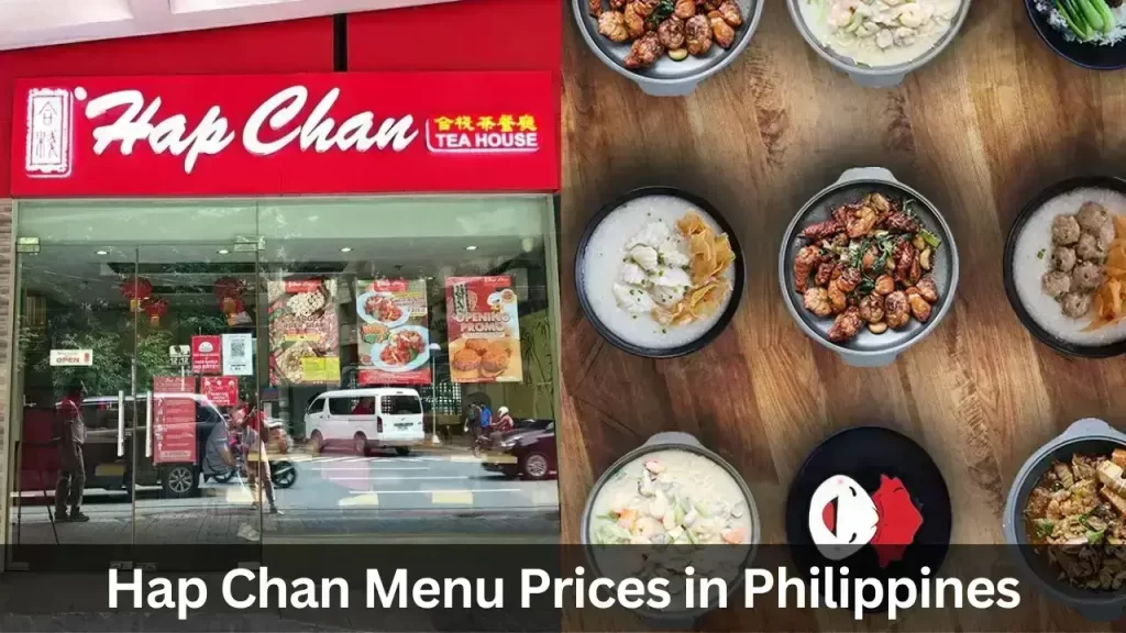 Hap Chan Menu Prices in Philippines