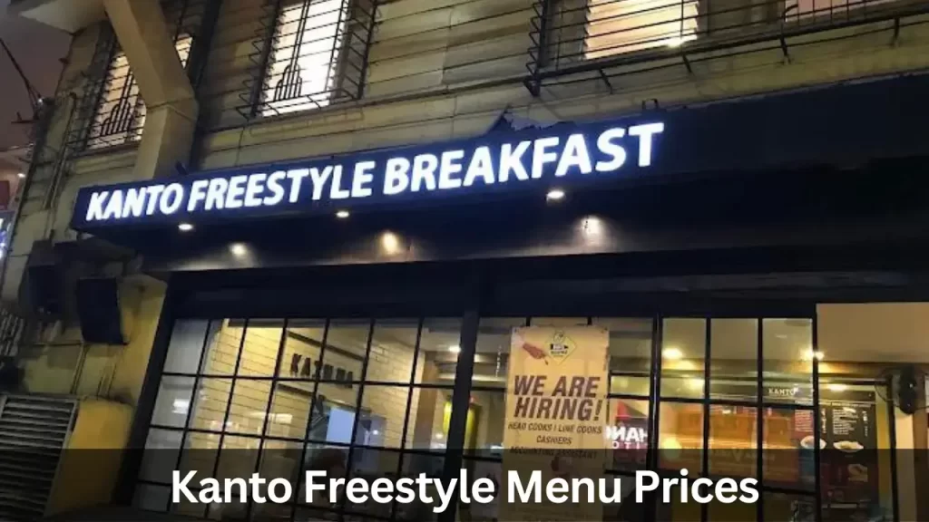 Kanto Freestyle Menu Prices in Philippines
