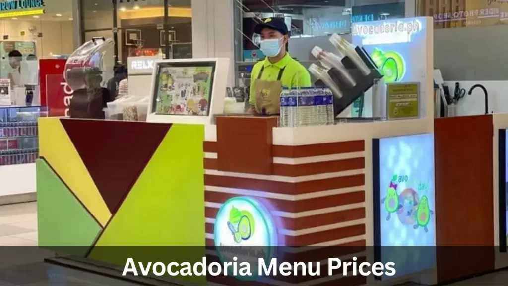 Avocadoria Menu Prices in Philippines