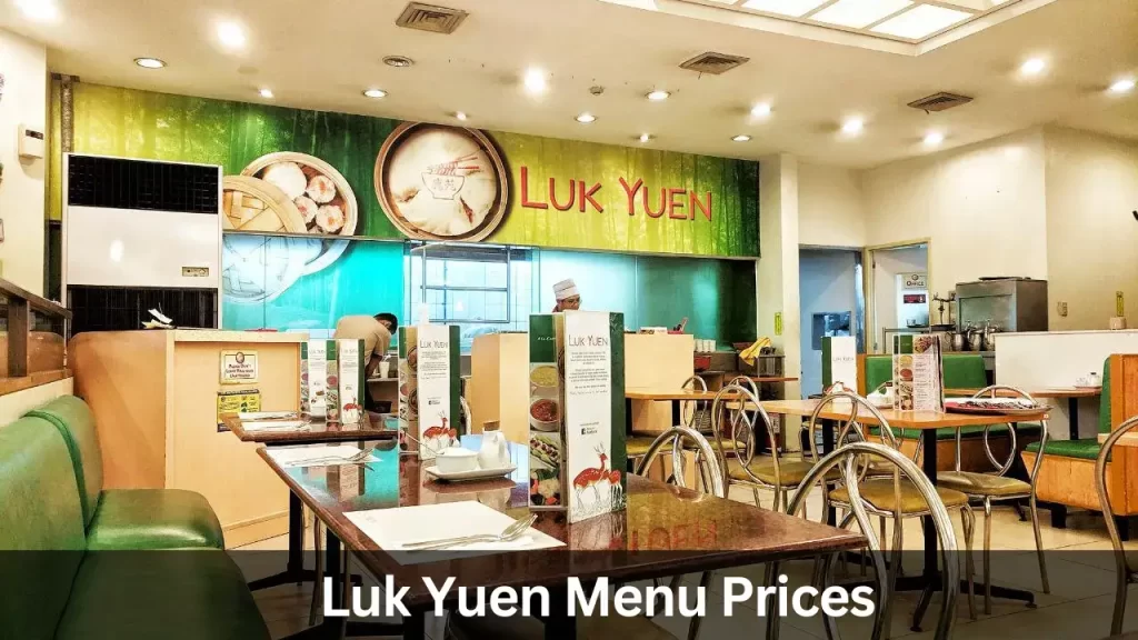 Luk Yuen Menu Prices in Philippines