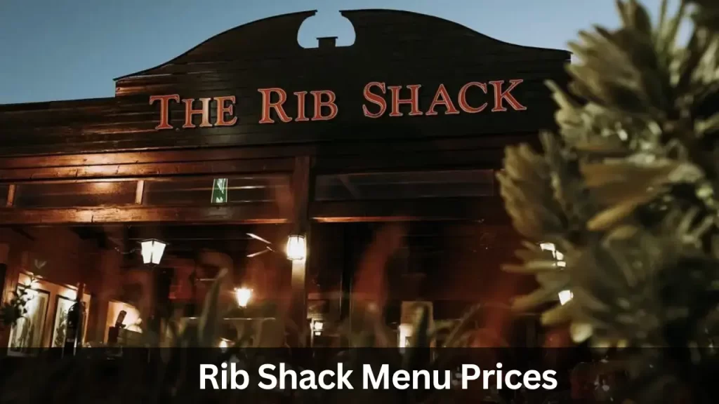 Rib Shack Menu Prices in Philippines