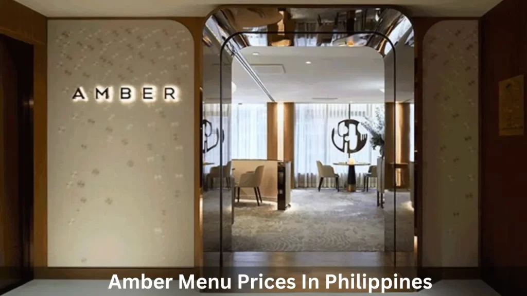 Amber Menu Price