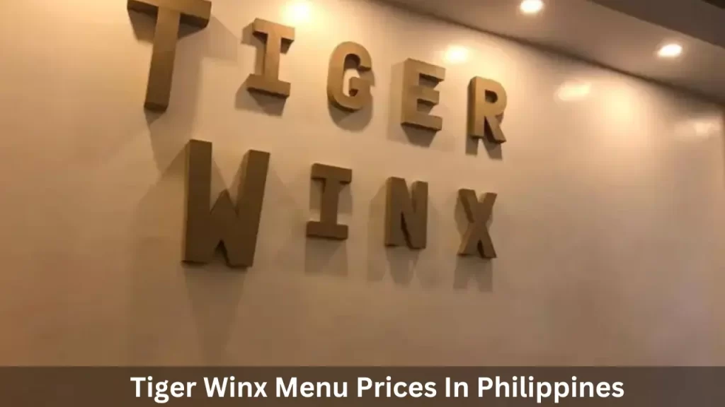Tiger Winx Menu