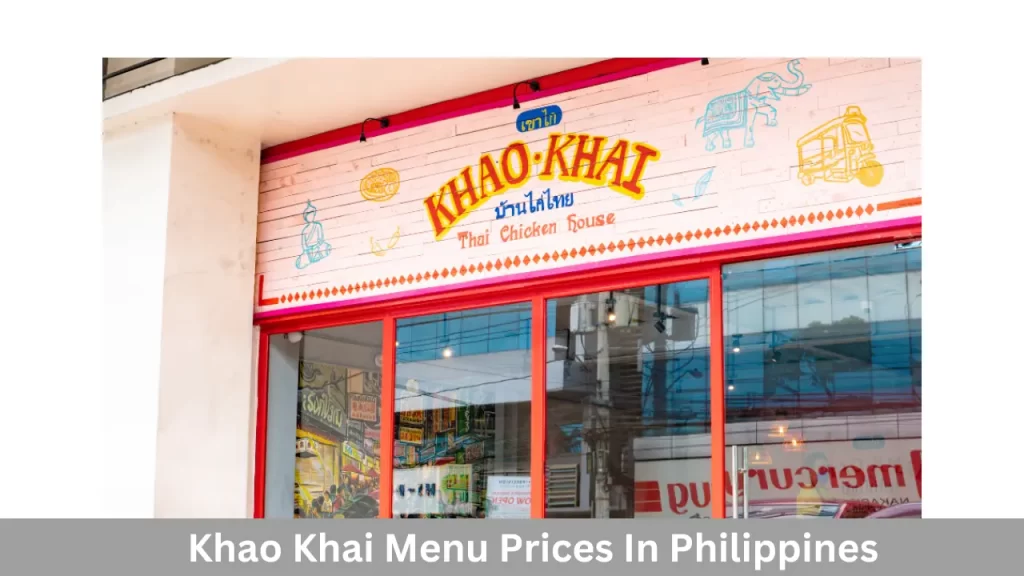 Khao Khai Menu